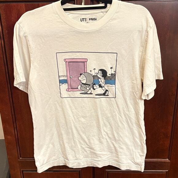 UT Uniqlo Other - Uniqlo White Doraemon Two-sided Graphic Tee - Size S